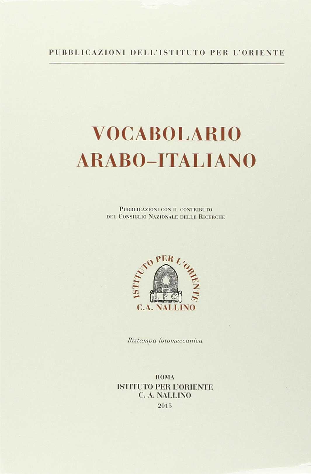 vocabolario arabo italiano traini