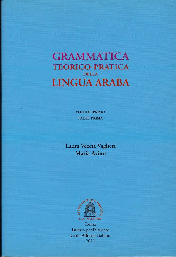 grammatica araba veccia vaglieri