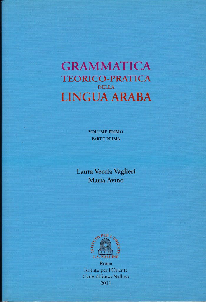 grammatica araba veccia vaglieri