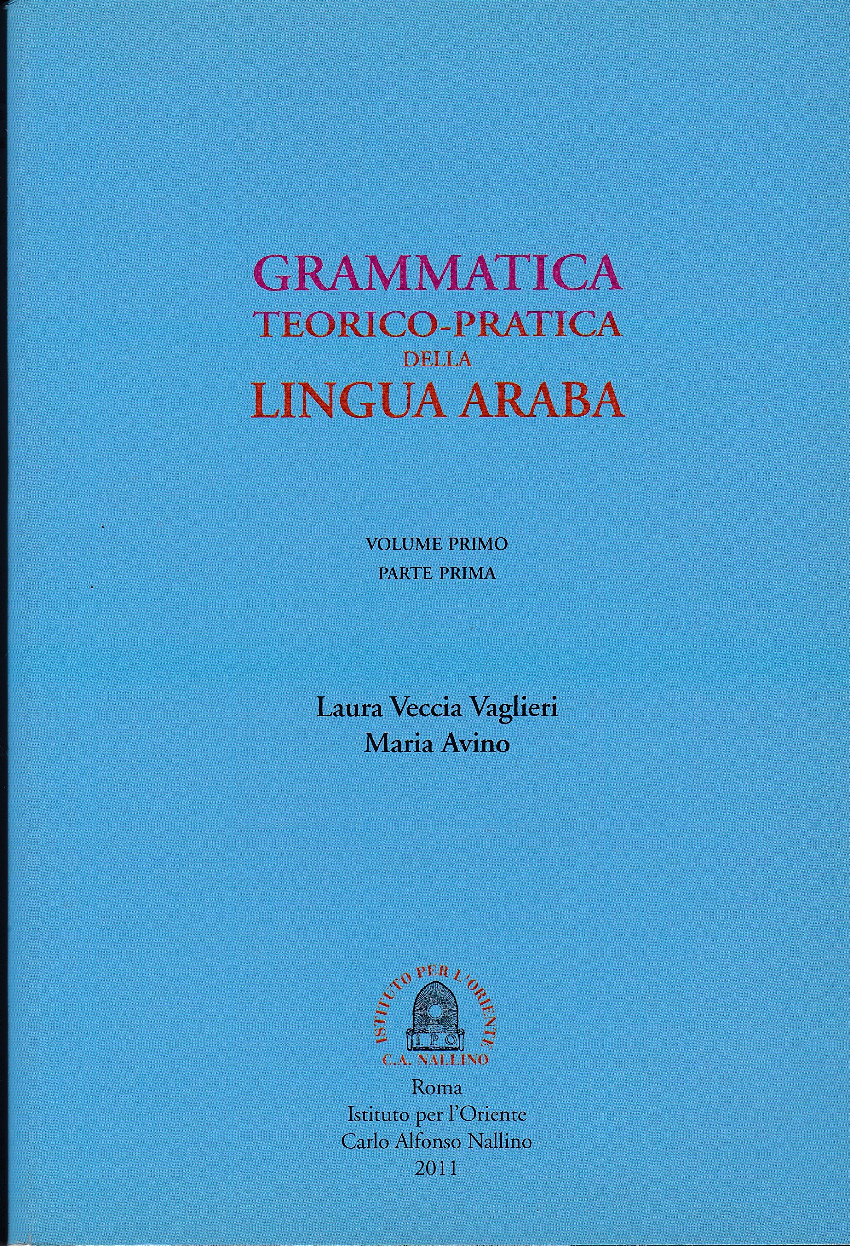 grammatica araba veccia vaglieri
