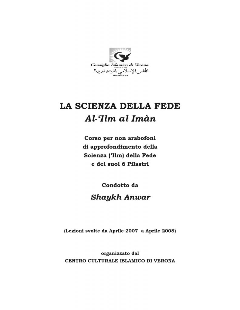 libro scienze della fede